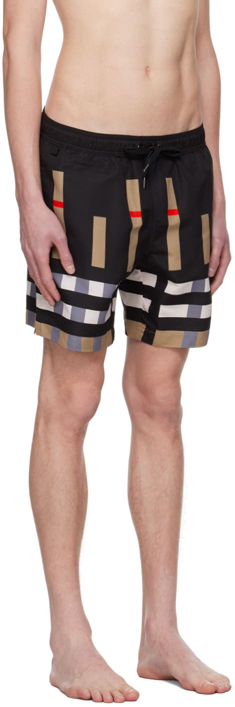 burberry sliced check swim shorts|burberry swim shorts sale.